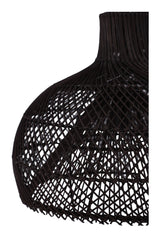 Laroche Pendant, Rattan, Black