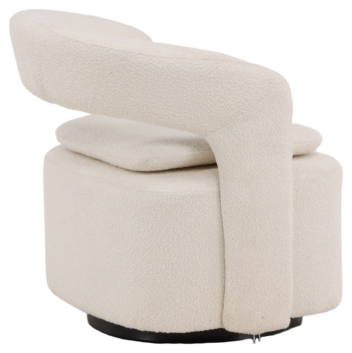 Laurel Lounge Chair - White Bouclé