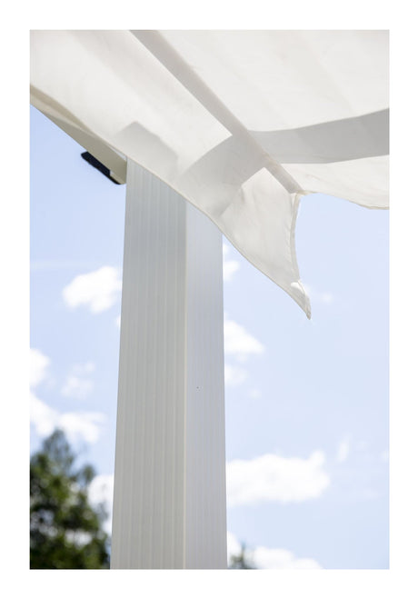 Lazio Pavillion, Aluminum, White, 400x400