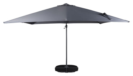 Leeds Parasol 3x3m 360 Black/Gray