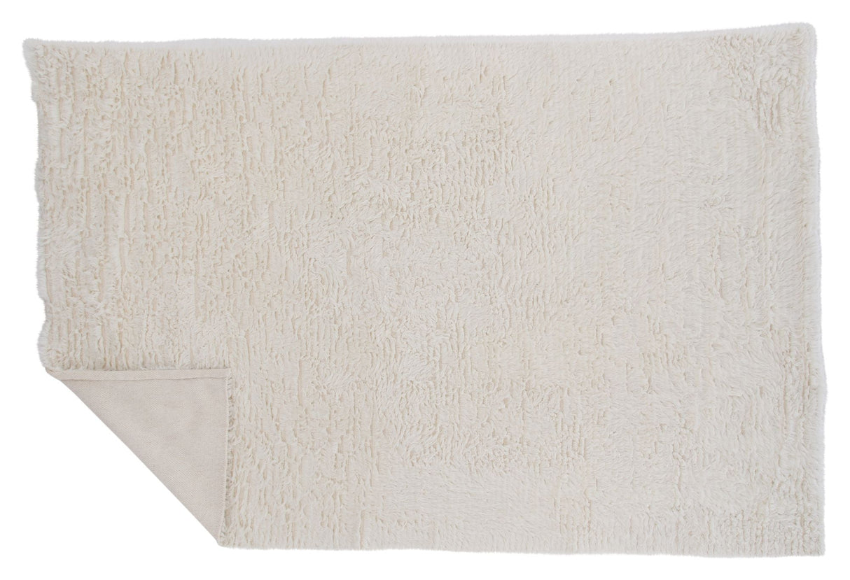 Leiko wool blanket, 160x230, White