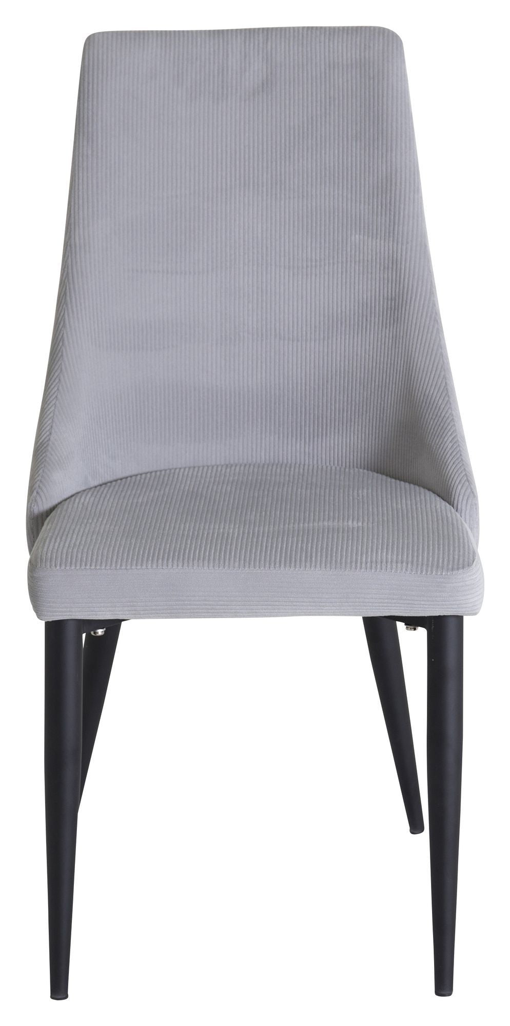 Leone Dining chair, Gray velvet