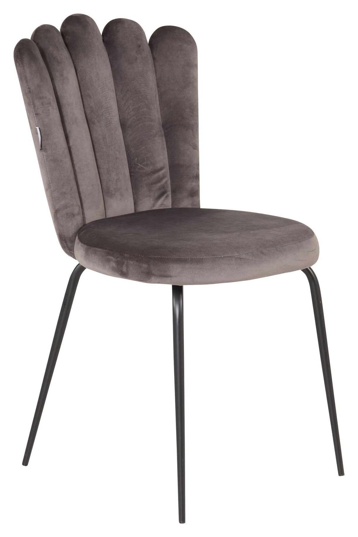 Limhamn Dining chair, Gray velvet