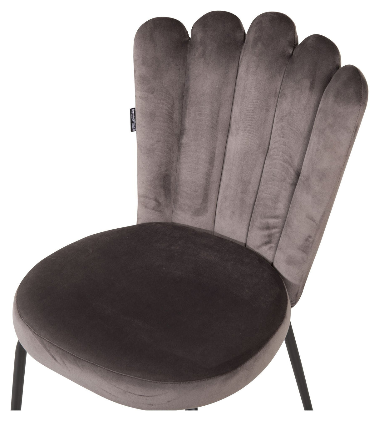 Limhamn Dining chair, Gray velvet