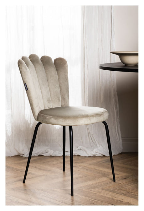 Limhanm Dining chair - Beige velvet