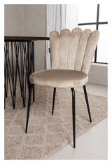 Limhanm Dining chair - Beige velvet