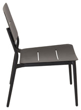 Lina Lounge Chair, Black w. black cushion