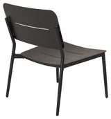 Lina Lounge Chair, Black w. black cushion