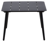 Lina Coffee table for Garden, Black alu, 60x100