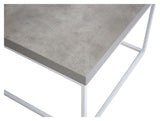 Lind Coffee Table - Gray/White, 119x59.5