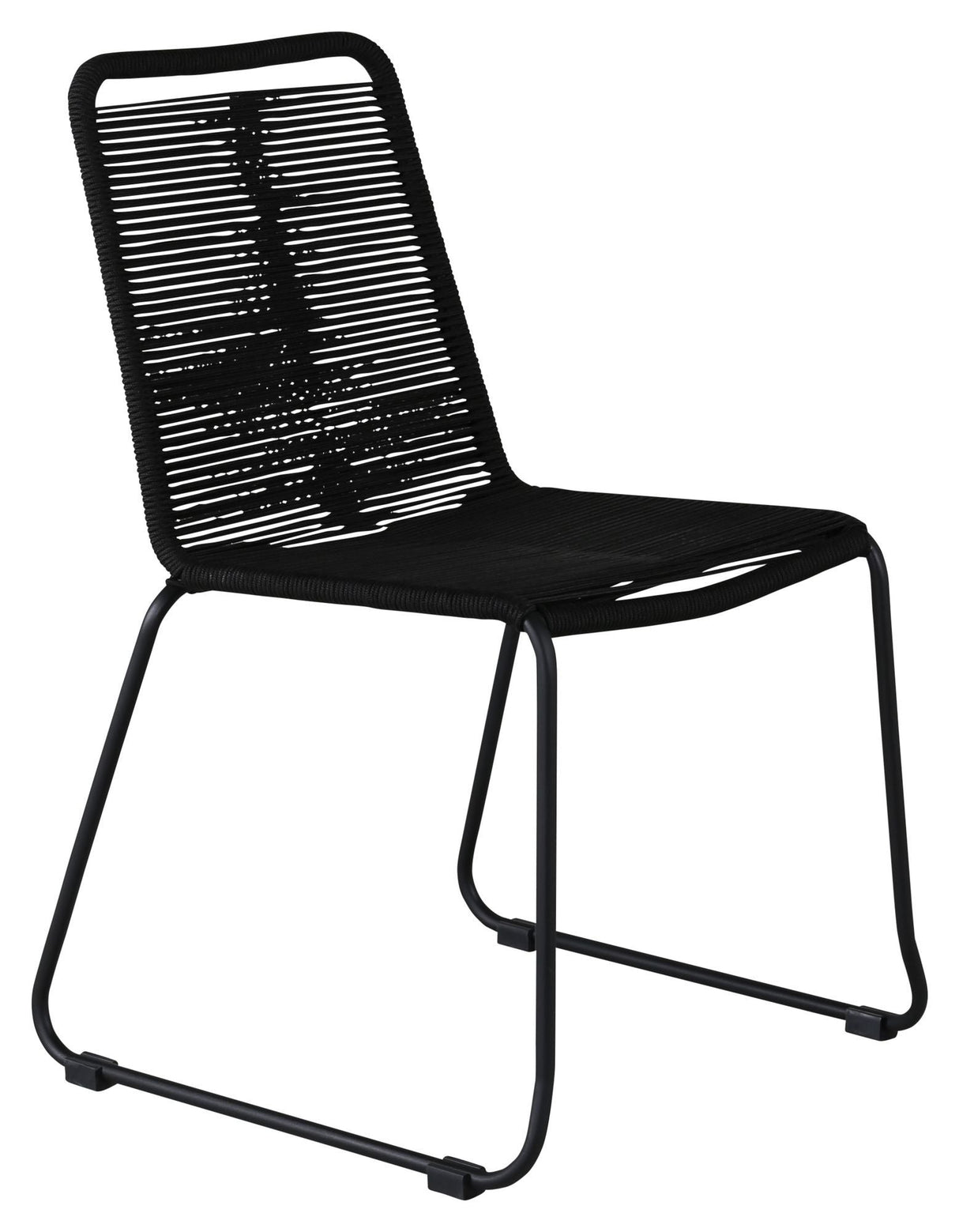 Lindos Garden Chair, Black w. black cord