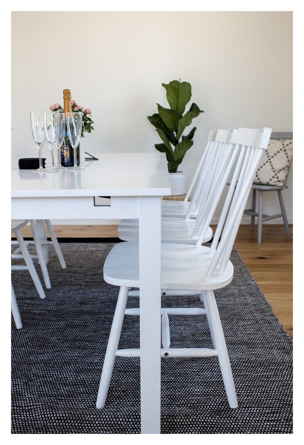 Lönneberga Dining Chair, White