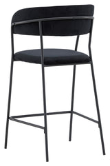 Lui Bar Chair, Black, Black PU