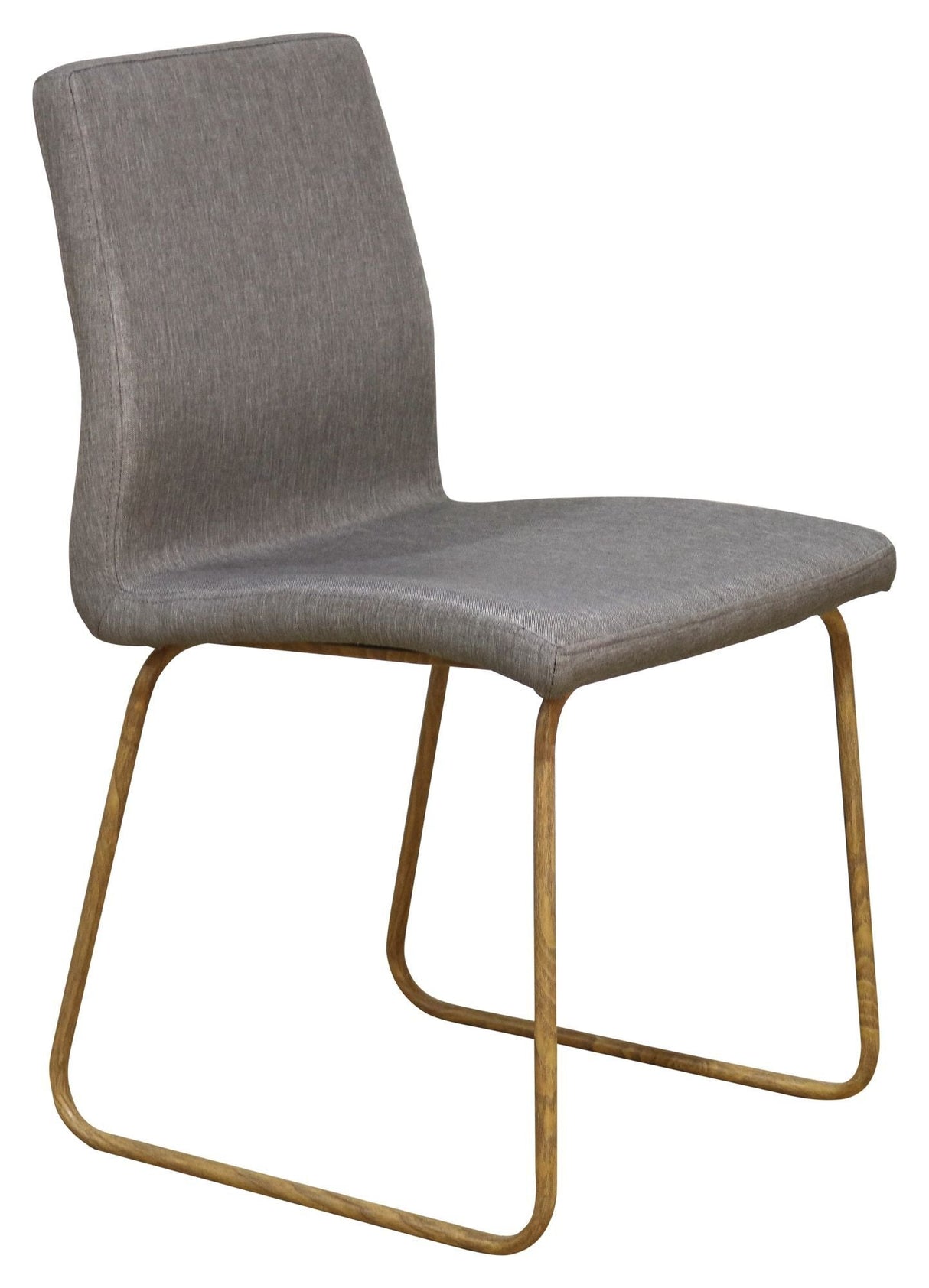 Mace Dining chair, Gray with oak look