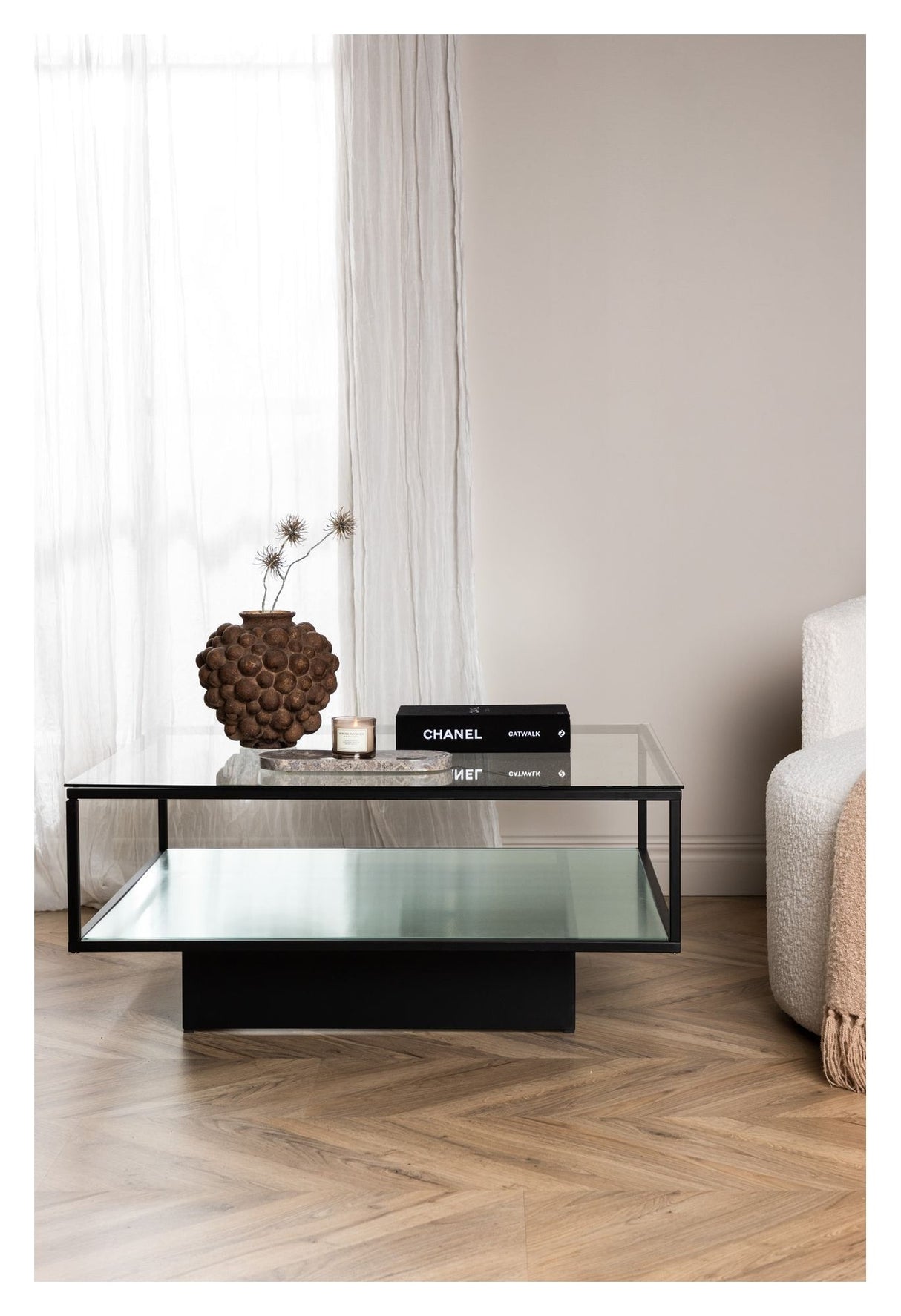 Maglehem Coffee Table 90x90 - Black