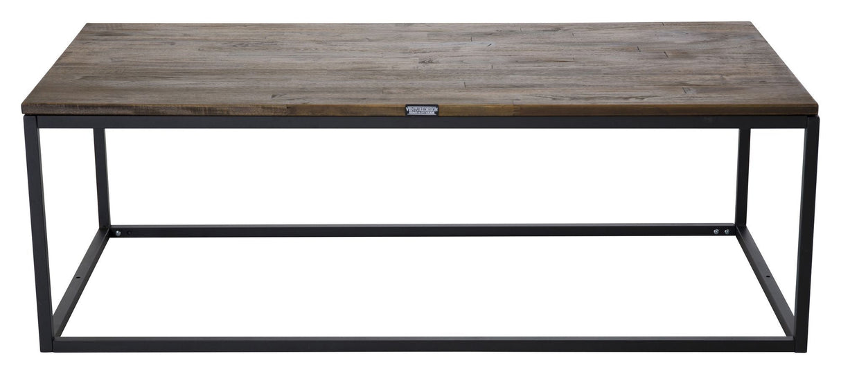 Malang Coffee table - Limmet Teak/Black Metal legs, 120x60