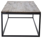 Malang Coffee table - Limmet Teak/Black Metal legs, 120x60