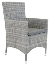 Malin Garden Chair, Gray Woven/Gray Cushion