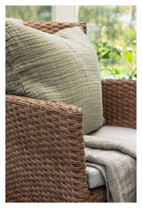 Malina Garden Chair, Natural Wicker