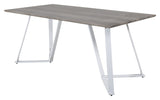 Marina Dining Table, Gray, 180x90