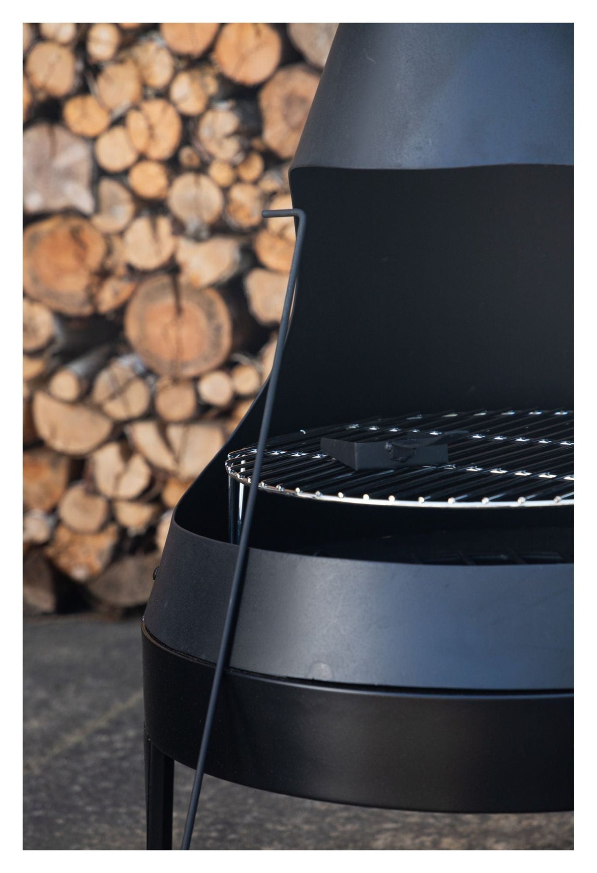 Marongo Grill/ Fireplace, Black