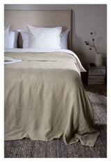 Milo Bedspread 150x250 - Beige