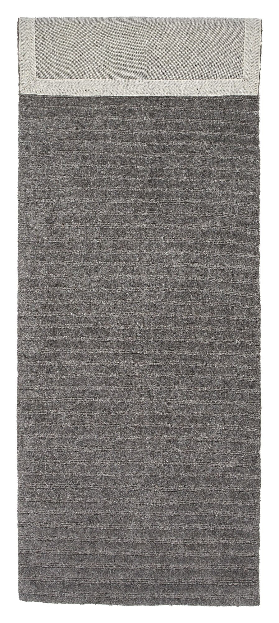 Milton Wool/Cotton Runner 200x70 - Dark Gray