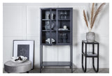 Misha Metal Bookcase, Gray