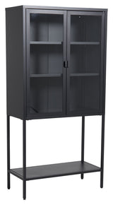 Misha Metal Bookcase, Black