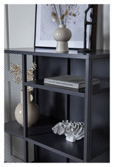 Misha Metal Shelf, Gray Steel Mesh