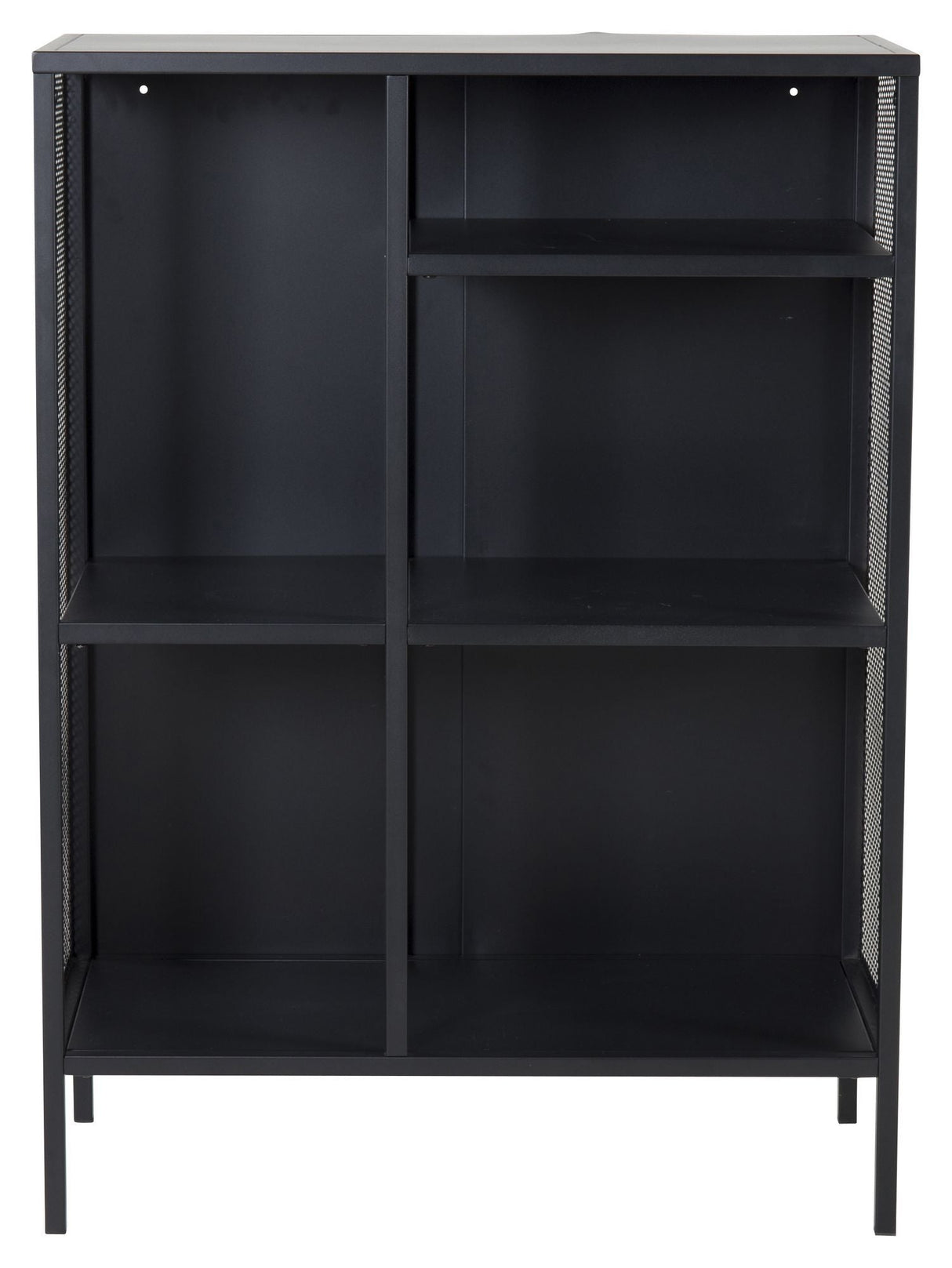 Misha Metal Shelf, Black Steel Mesh