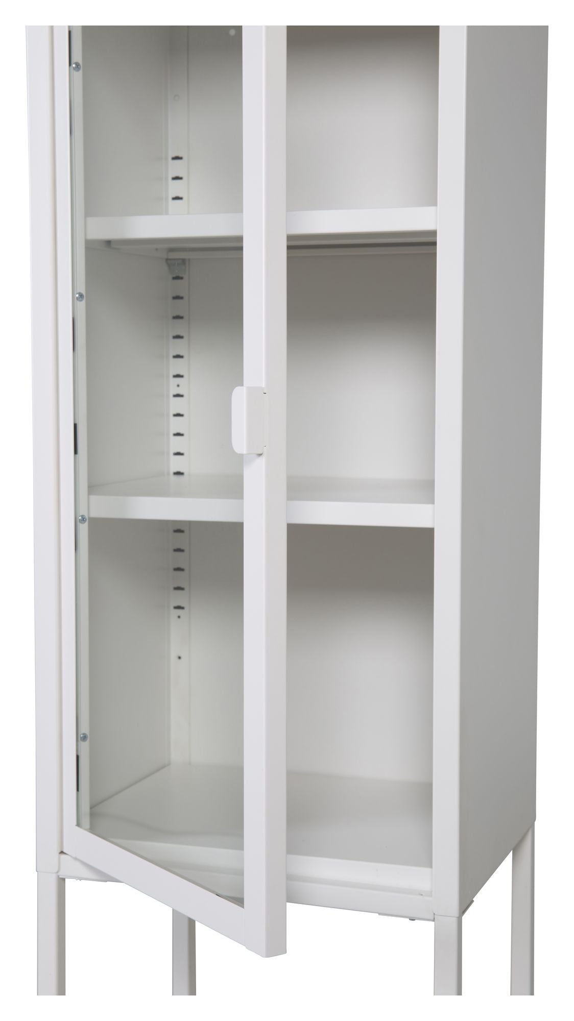 Misha Metal Cabinet, White