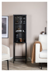 Misha Metal Cabinet, Black