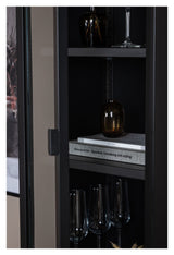 Misha Metal Cabinet, Black