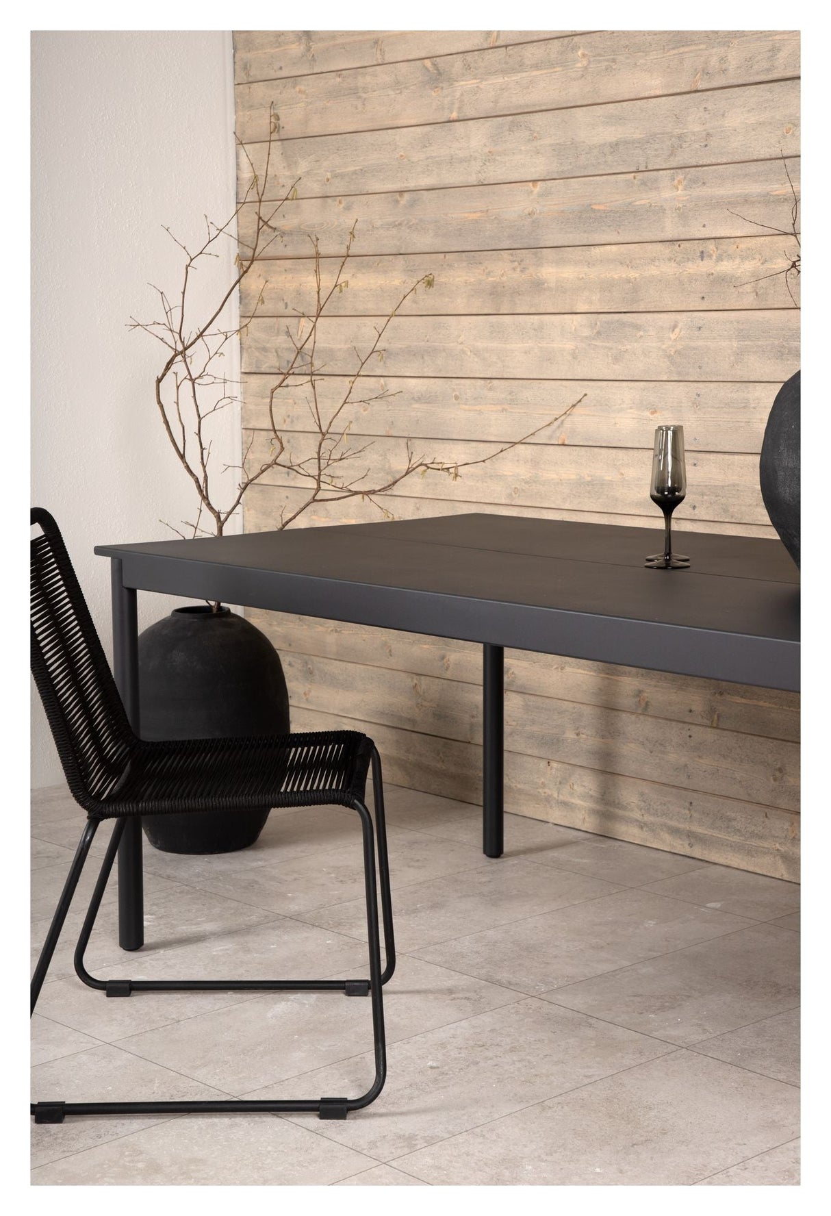 Modena Garden Table 200x100 - Black