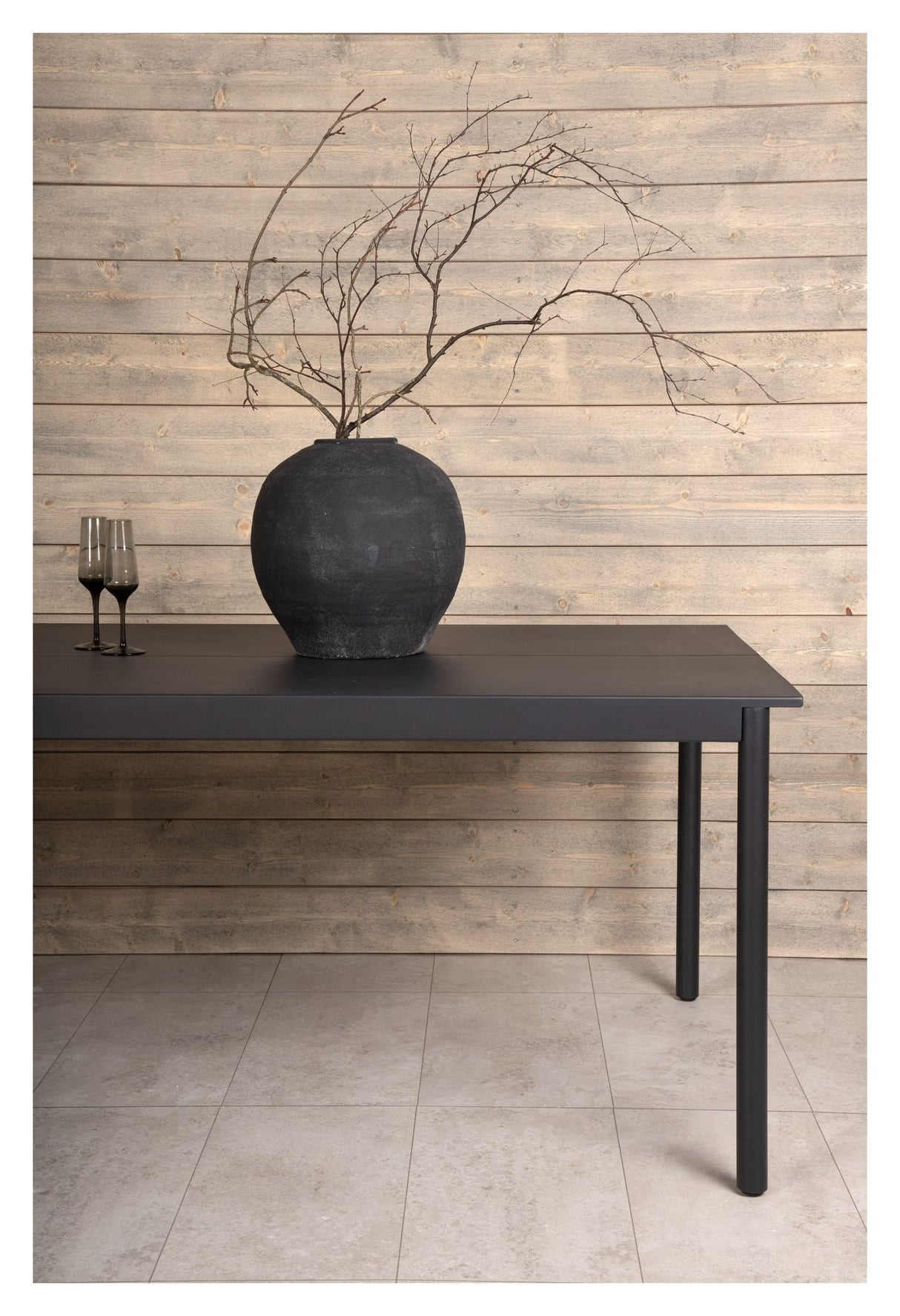 Modena Garden Table 200x100 - Black