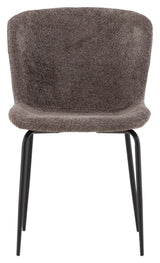 Modesto Dining Chair - Gray Bouclé