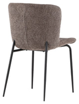 Modesto Dining Chair - Gray Bouclé