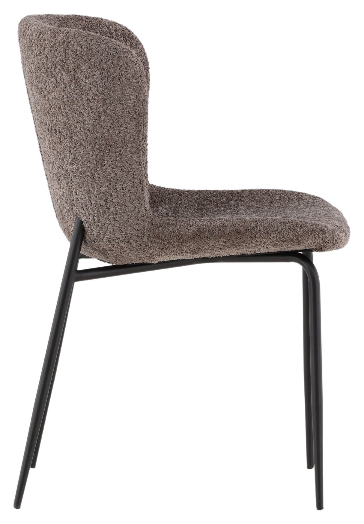 Modesto Dining Chair - Gray Bouclé