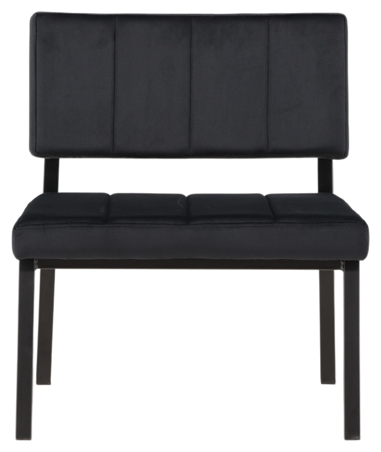 Monett Lounge Chair - Black velvet