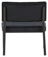 Monett Lounge Chair - Black velvet