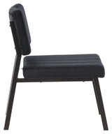 Monett Lounge Chair - Black velvet