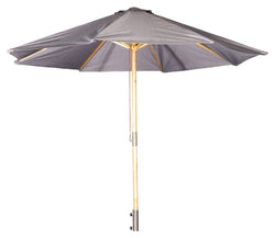 Naxos, Parasol 3m - Wood/gray