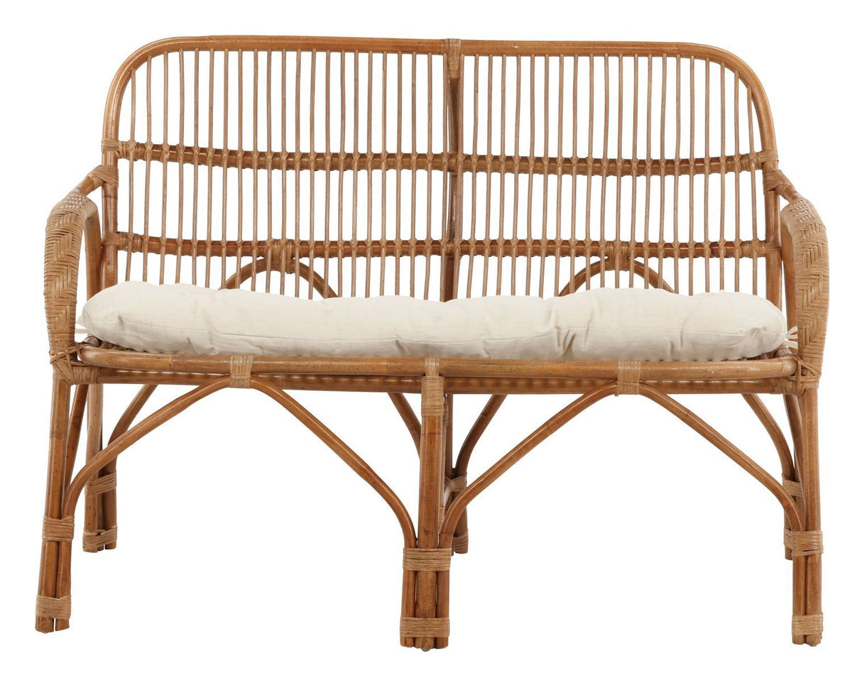 Nella Lounge Sofa, Rattan, Nature