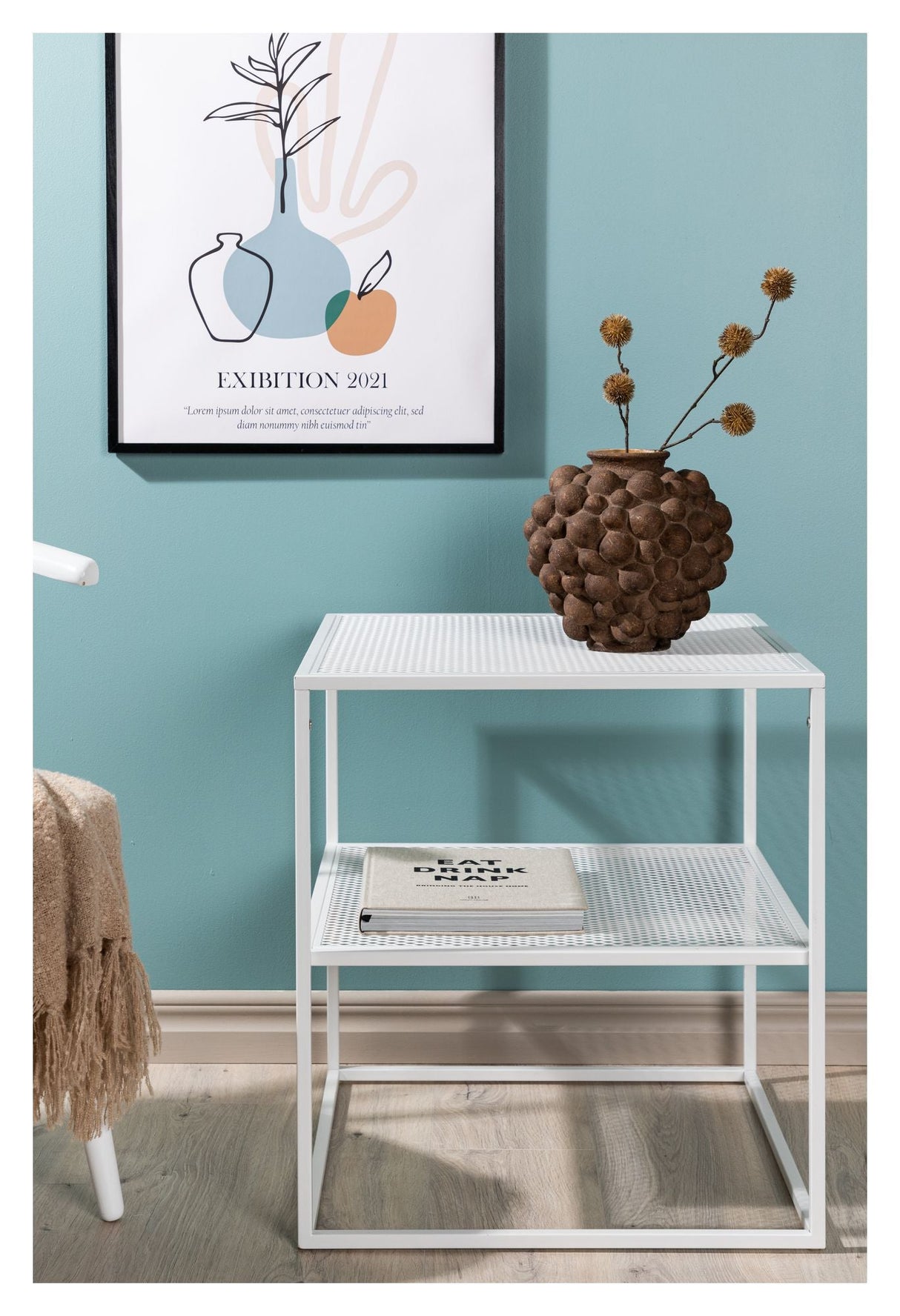 Netz Side Table 55x55 - White