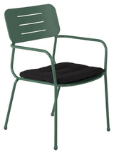 Nicke Garden Chair w. arm, green