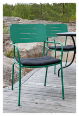 Nicke Garden Chair w. arm, green