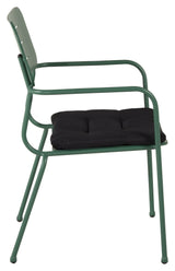 Nicke Garden Chair w. arm, green