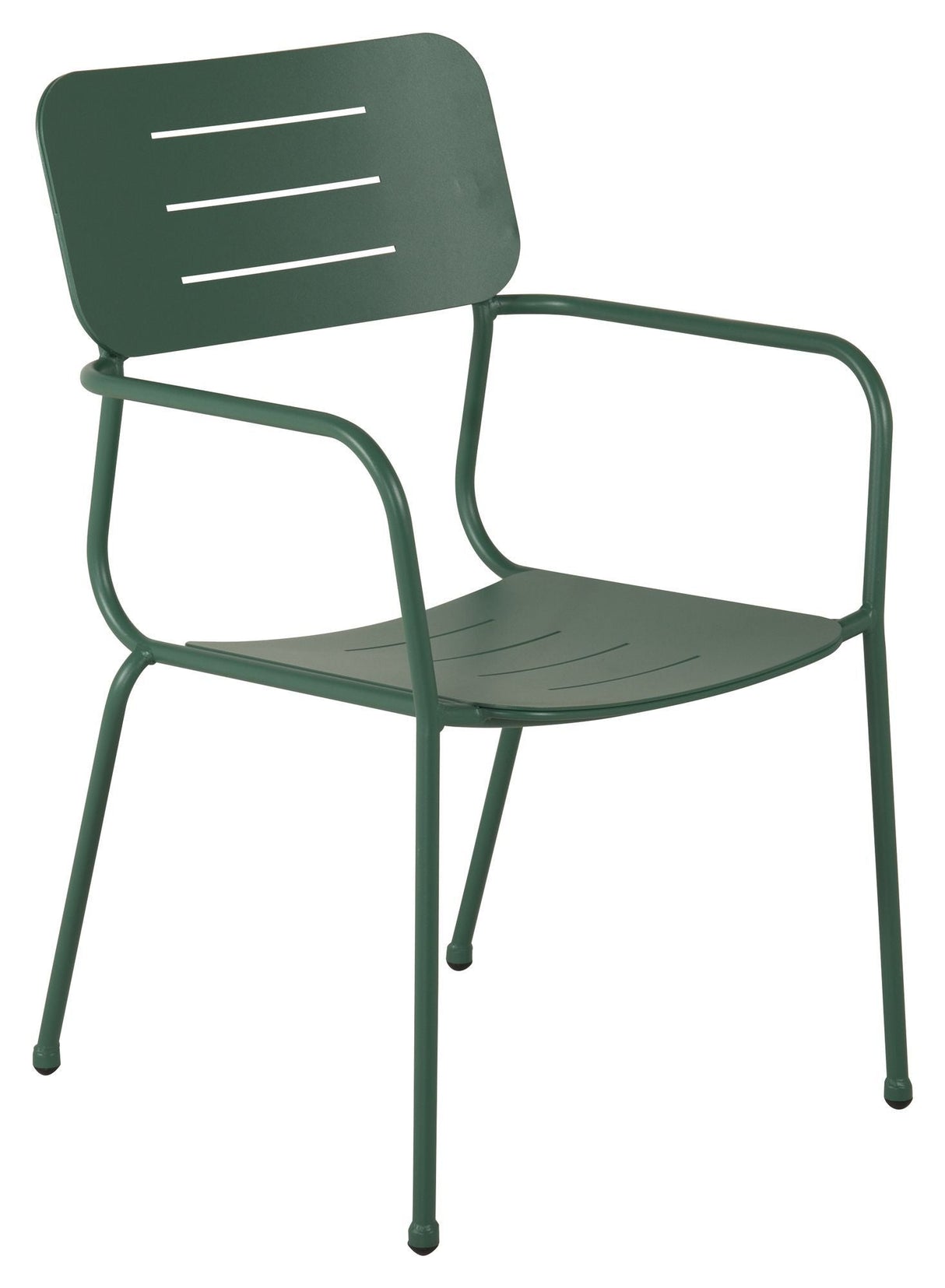 Nicke Garden Chair w. arm, green