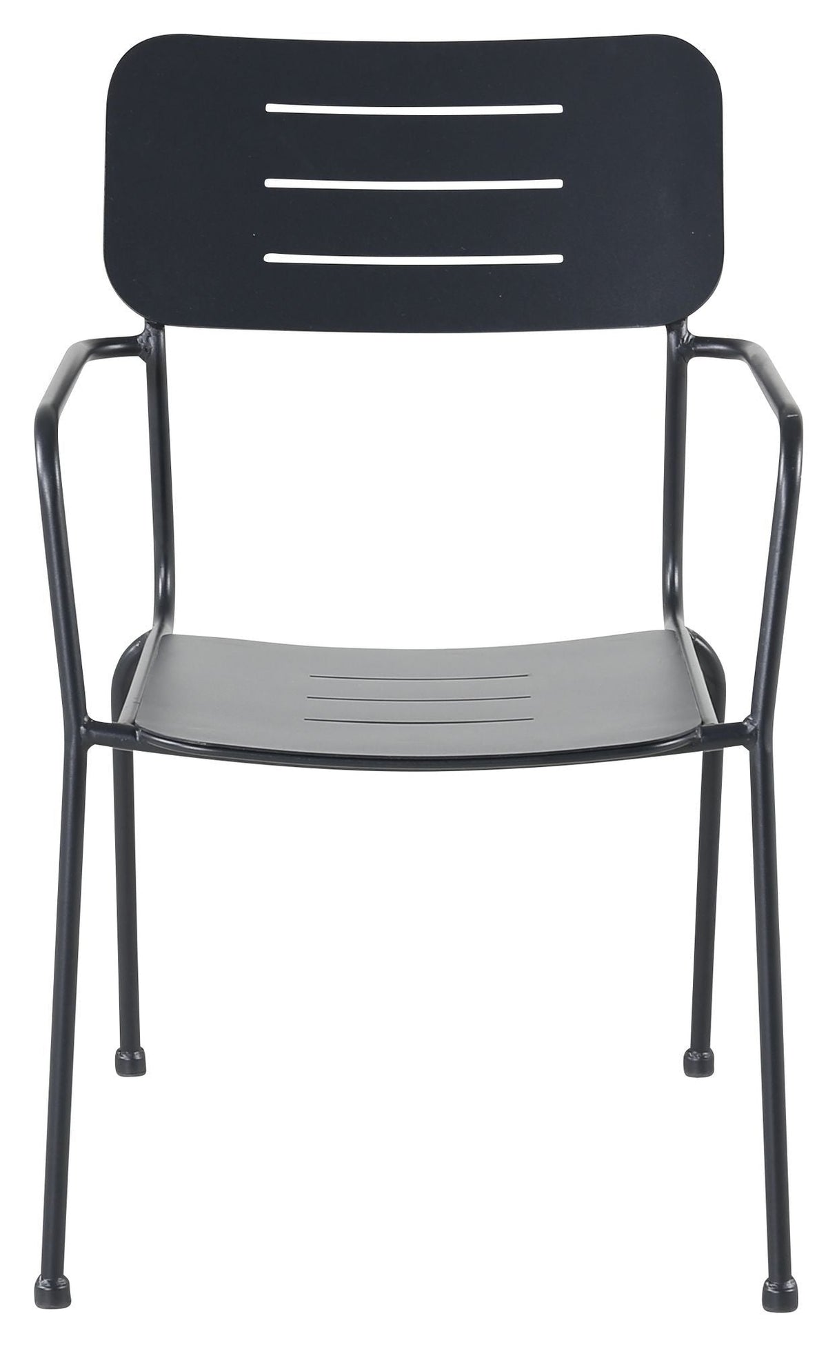 Nicke Garden Chair w. arm, black